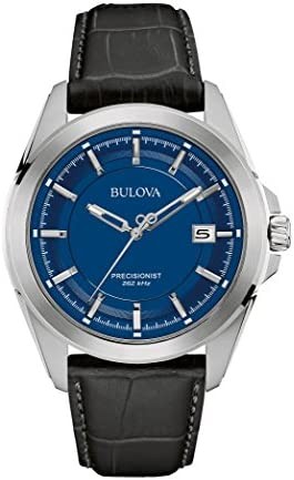 Mens Precisionist Leather Strap Watch
