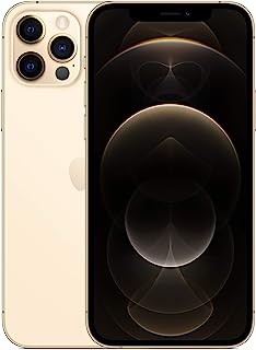 Apple iPhone 12 Pro (128GB, Gold) [Locked] + Carrier Subscription
